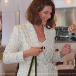 Zara Elegant Cream Tweed Blazer